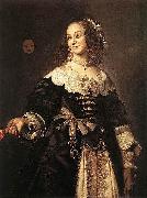 Frans Hals Portrait of Isabella Coymans oil painting artist
